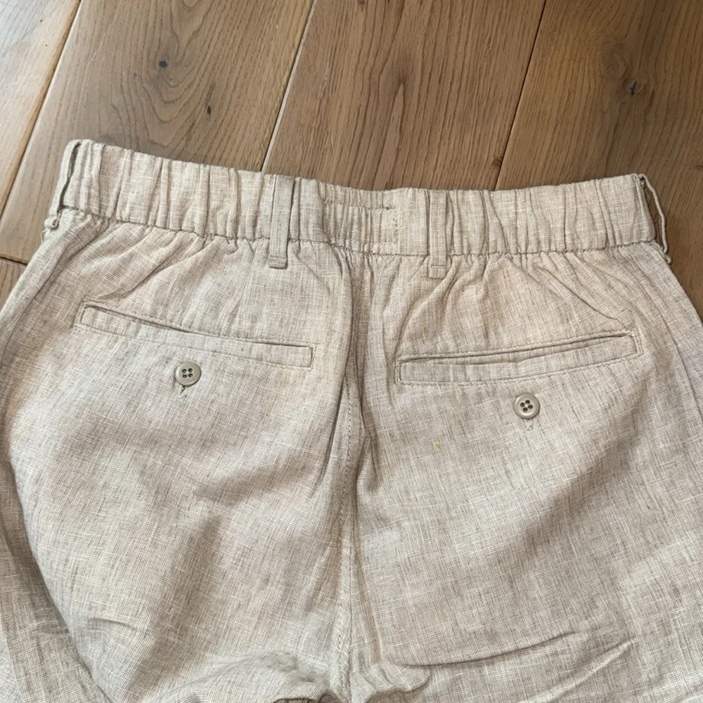 Abercrombie & Fitch Beige Linen-Blend Men’s Pants